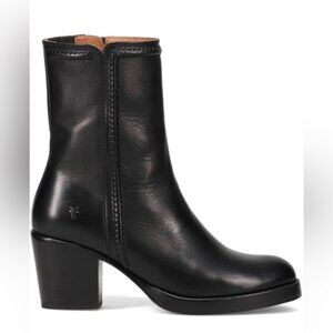 Frye Black Heeled Leather Boots